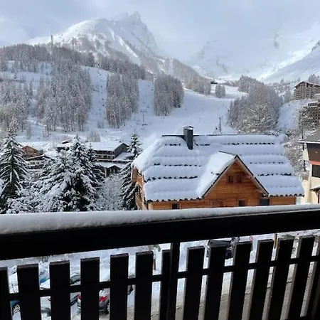 Апартаменты Chaleureux Au Coeur De La Station La Foux D'allos Ла-Фу